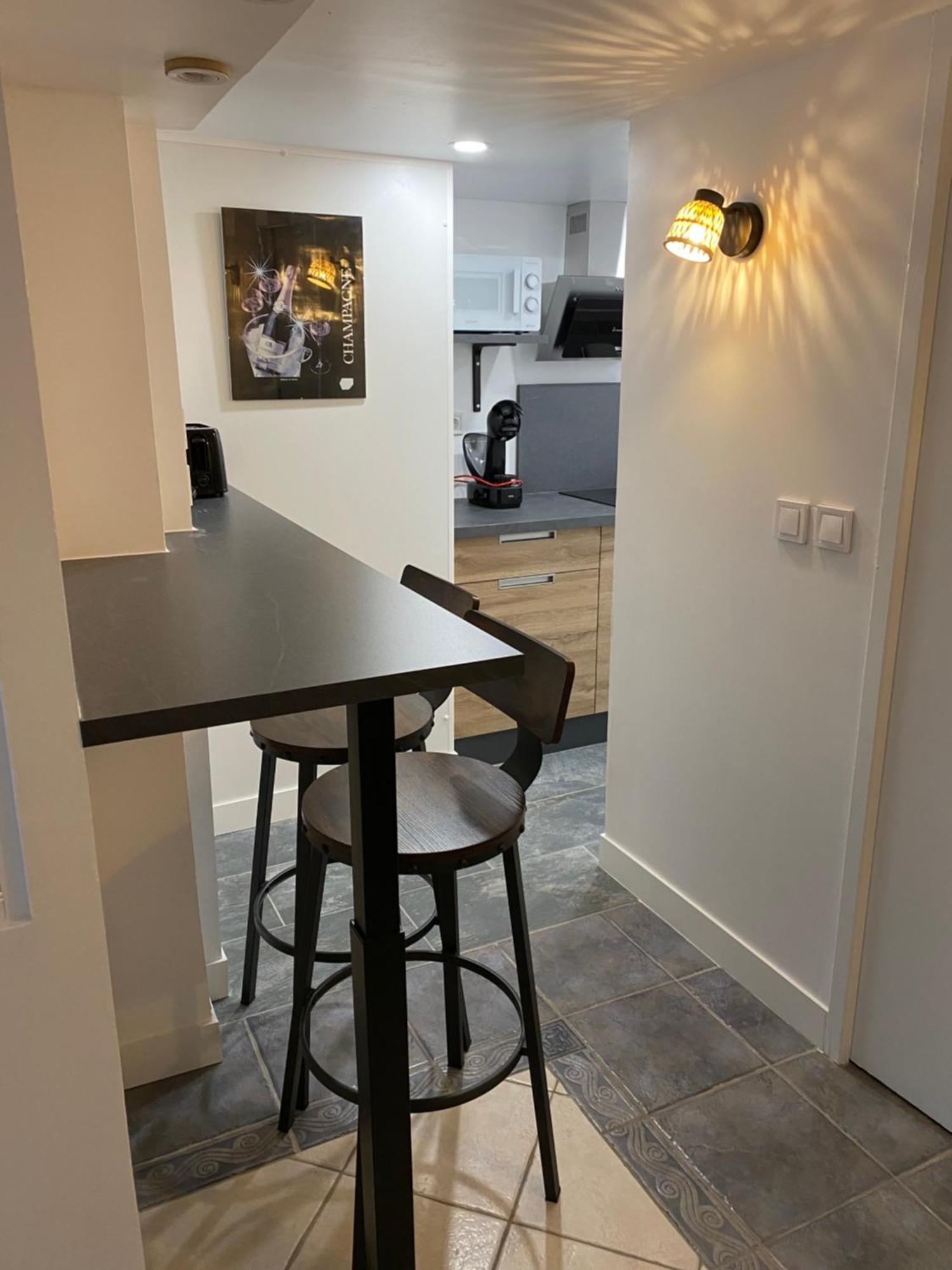 Appart Studio Rdc De Maison Avec Exterieur Proche Reims Tinqueux Eksteriør billede