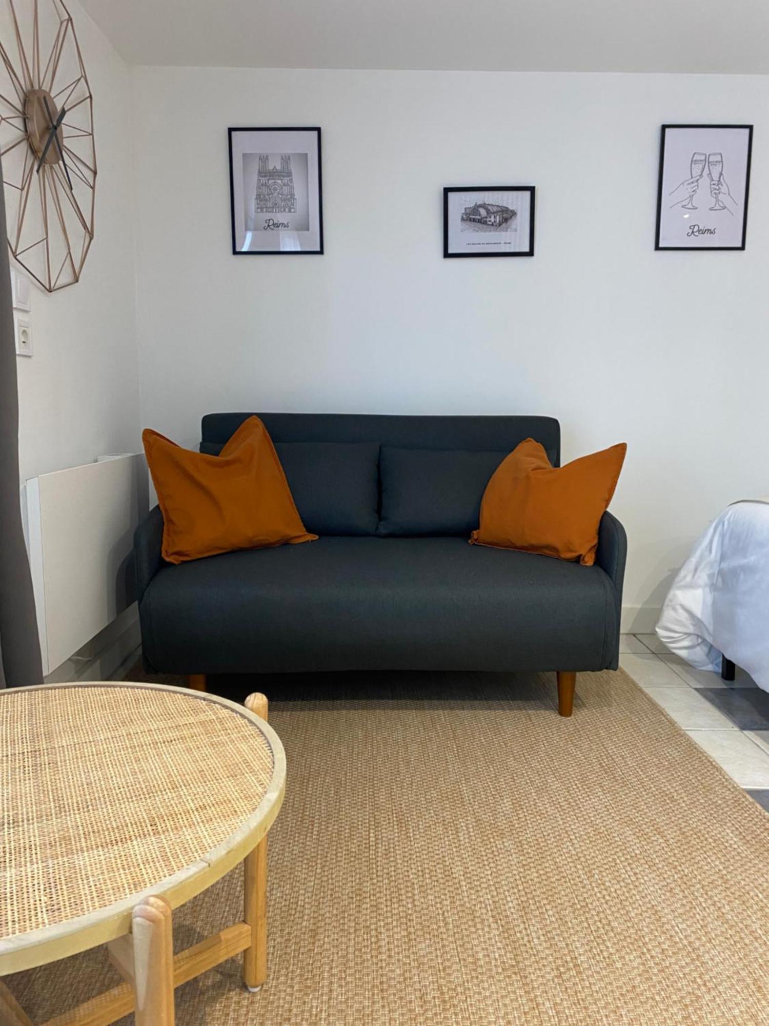 Appart Studio Rdc De Maison Avec Exterieur Proche Reims Tinqueux Eksteriør billede